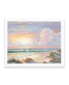 "Golden Sunset on Crystal Cove" by Georgia Janisse, Ready to Hang Canvas Art