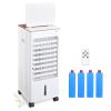 65W 3-in-1 Evaporative Air Cooler features top & bottom water tanks working simultaneously to circulate water around the unit for enhanced cooling eff