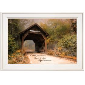 "Live for Today" by Robin-Lee Vieira, Ready to Hang Framed Print, White Frame