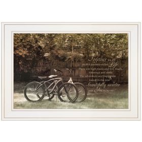 "Journey Together" by Robin-Lee Vieira, Ready to Hang Framed Print, White Frame