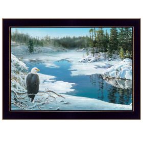 "The Lookout" by Kim Norlien, Ready to Hang Framed Print, Black Frame