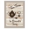 "Tea Time" by Millwork Engineering, Ready to Hang Framed Print, Sand Frame