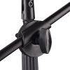 Mic Stand w/ Boom Arm 1mic Black