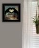 "Love with all Your Heart" by Marla Rae, Ready to Hang Framed Print, Black Frame