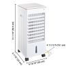 65W 3-in-1 Evaporative Air Cooler features top & bottom water tanks working simultaneously to circulate water around the unit for enhanced cooling eff