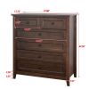 solid Wood spray-painted drawer dresser bar,buffet tableware cabinet lockers buffet server console table lockers, retro round handle, applicable to th