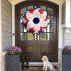 Wreaths for Front Door Modern Ndependence Day Wreath Patriot Wreath American Flag Red New Year Lights Fall Wreath with Pumpkins