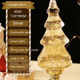 Desktop Mini Luminous Tree Decorative Lamp Layout (Option: S)