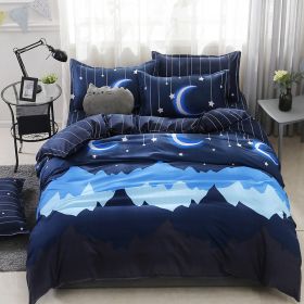 Bedding Four-piece Set Bed Sheet Quilt Cover (Option: Good Night-150x200 4 Set)