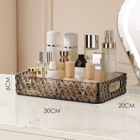 Light Luxury Bathroom Floor Trolley Mobile Toilet Gap Toilet Bathroom Cosmetics Storage Rack (Option: One Layer Black)