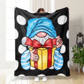 Christmas Thickening Print Flannel Blanket (Option: Style03-70x100cm)