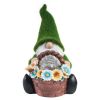 Gnome Night Solar Light Flower Decor Dimming Built-in Photoreceptor System Automatic Garden Decoration Fairy Desk Solar Light