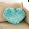 1pc Love Heart Plush Pillow - Soft and Cozy Indoor Sofa Chair Bed Cushion for Home Decoration - Removable and Machine Washable