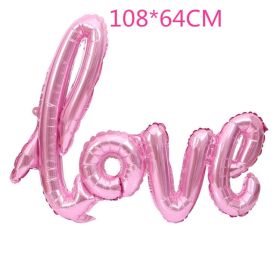 18inch Round White Gold Glitter Print Mr & Mrs LOVE foil Balloons bride to be marriage Wedding Decor Valentine Day Supplies (Color: B04, Ballon Size: 10inch)