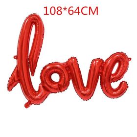 18inch Round White Gold Glitter Print Mr & Mrs LOVE foil Balloons bride to be marriage Wedding Decor Valentine Day Supplies (Color: B05, Ballon Size: 10inch)