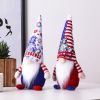 Independence Day Liberty Rudolph Doll Fan Flag American National Day Goddess Statue Hat Faceless Doll Outdoor Festive Decoration