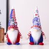 Independence Day Liberty Rudolph Doll Fan Flag American National Day Goddess Statue Hat Faceless Doll Outdoor Festive Decoration