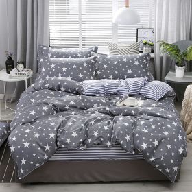 Bedding Four-piece Set Bed Sheet Quilt Cover (Option: Bright Stars-180x220 4 Set)